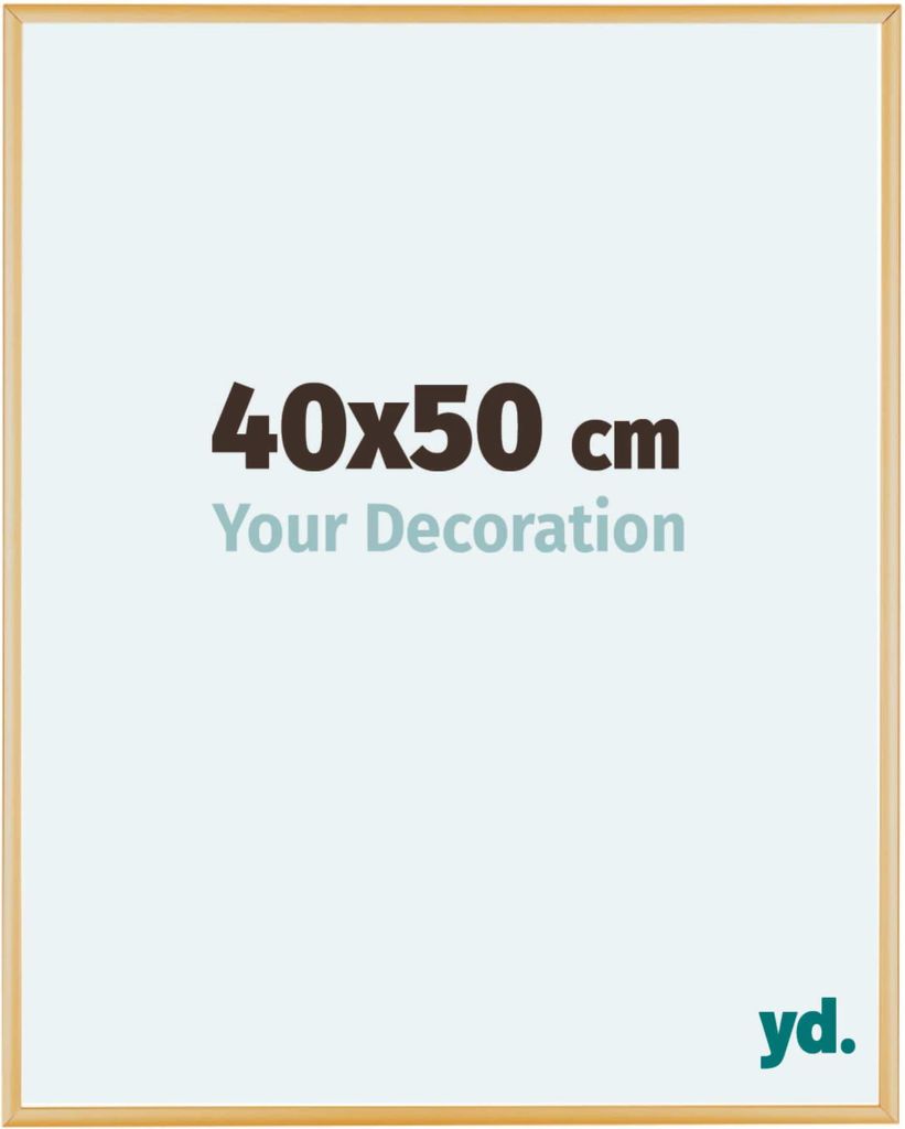 Bilderrahmen, 40x50 cm, Gold Vintage, Aluminium, Austin