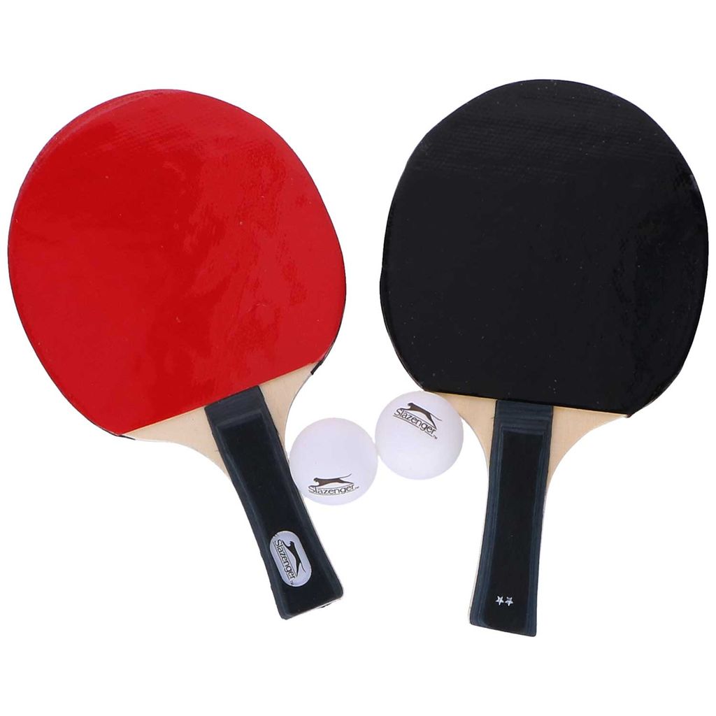 Tischtennis-Set 5tlg Tischtennisschläger 1 Schläger Tasche Slazenger 3 Bälle 