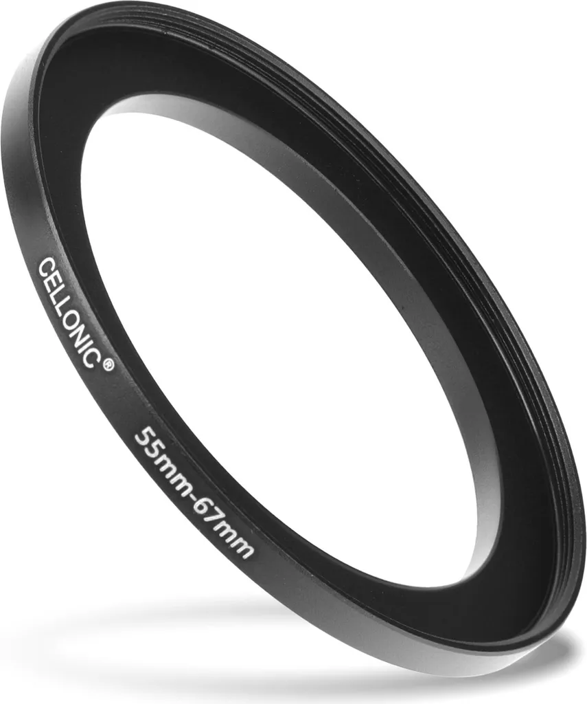 Adattatore Step Up 55-67mm CELLONIC | Perfetto per Lenti Vintage e Moderne