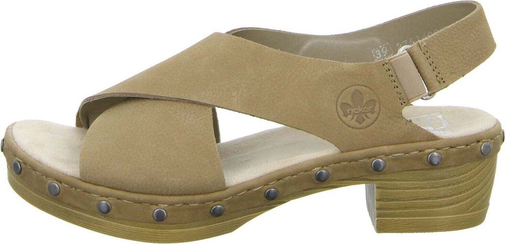 Rieker Damen Sandalette in Beige, Größe 37 Produktbild 4