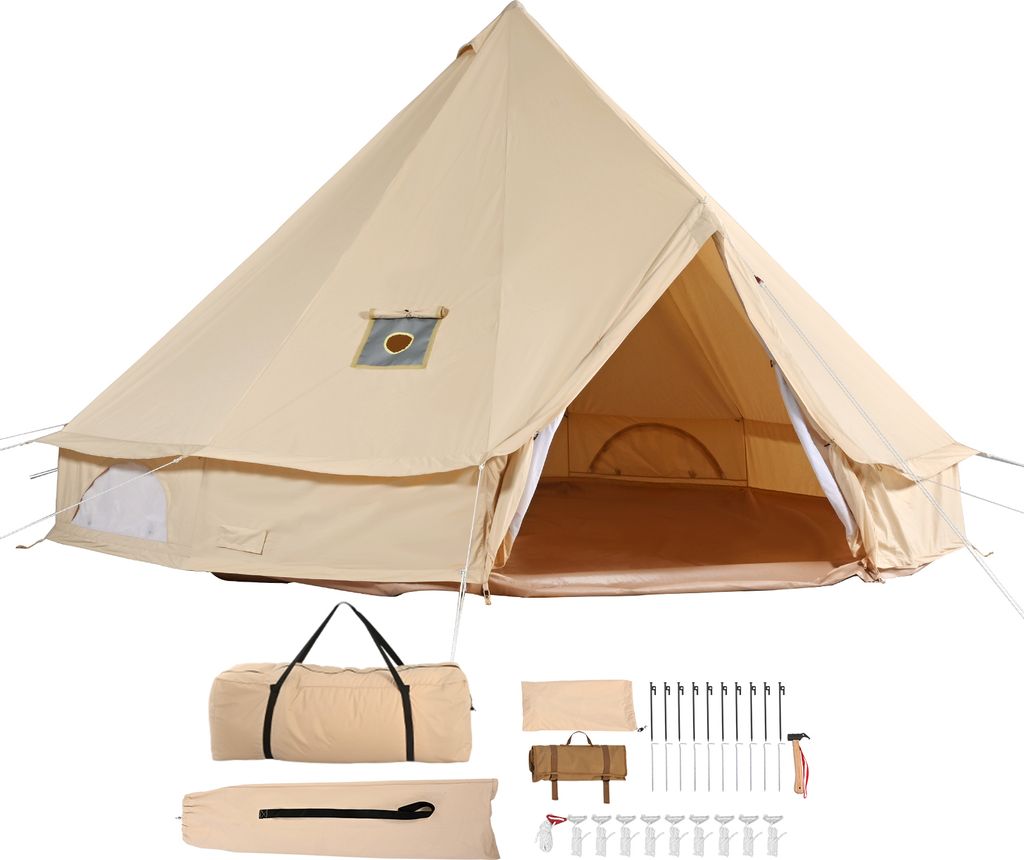 SucceBuy tenda rotonda in tela, 3 m/9,8 ft tenda yurta 4 Immagine del prodotto 