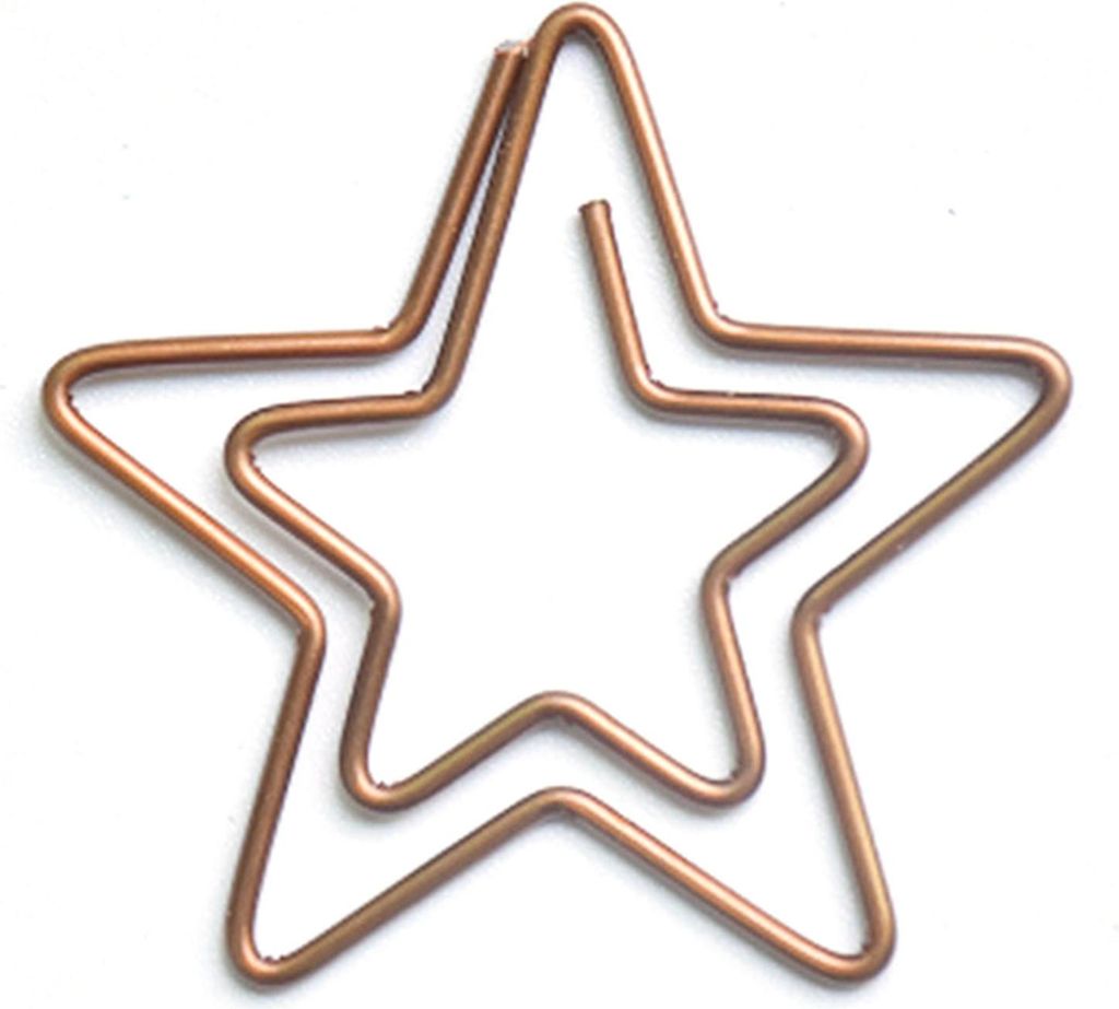 100 Stück niedliche Büroklammern im Retro-Weihnachtsstil, exquisite Farbe, breite Anwendung, für Kinder, für Büro, Schule, Zuhause, fünfzacki...