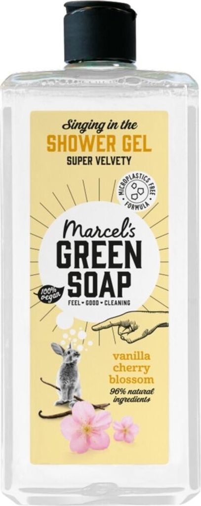 Marcel's Green Soap - Duschgel - Vanille & Kirschblüte - Pflegend & Sanft - 300 ml - 1 Stück