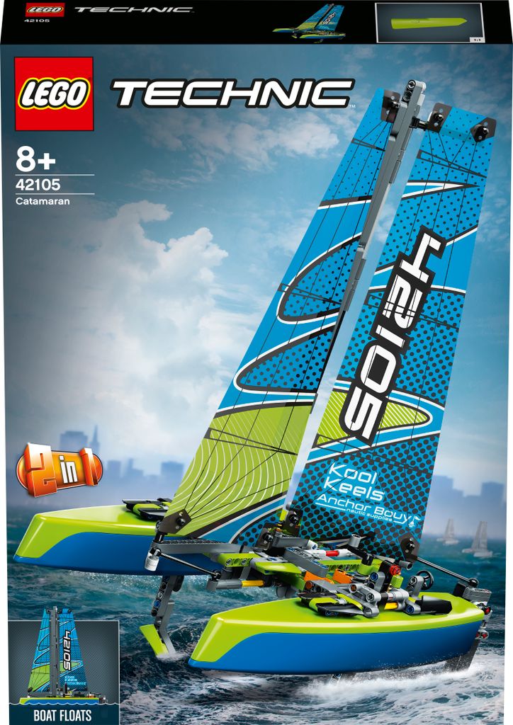 LEGO 42105 Technic Katamaran, Motorboot, 2in1 Spielzeug für Produktbild 