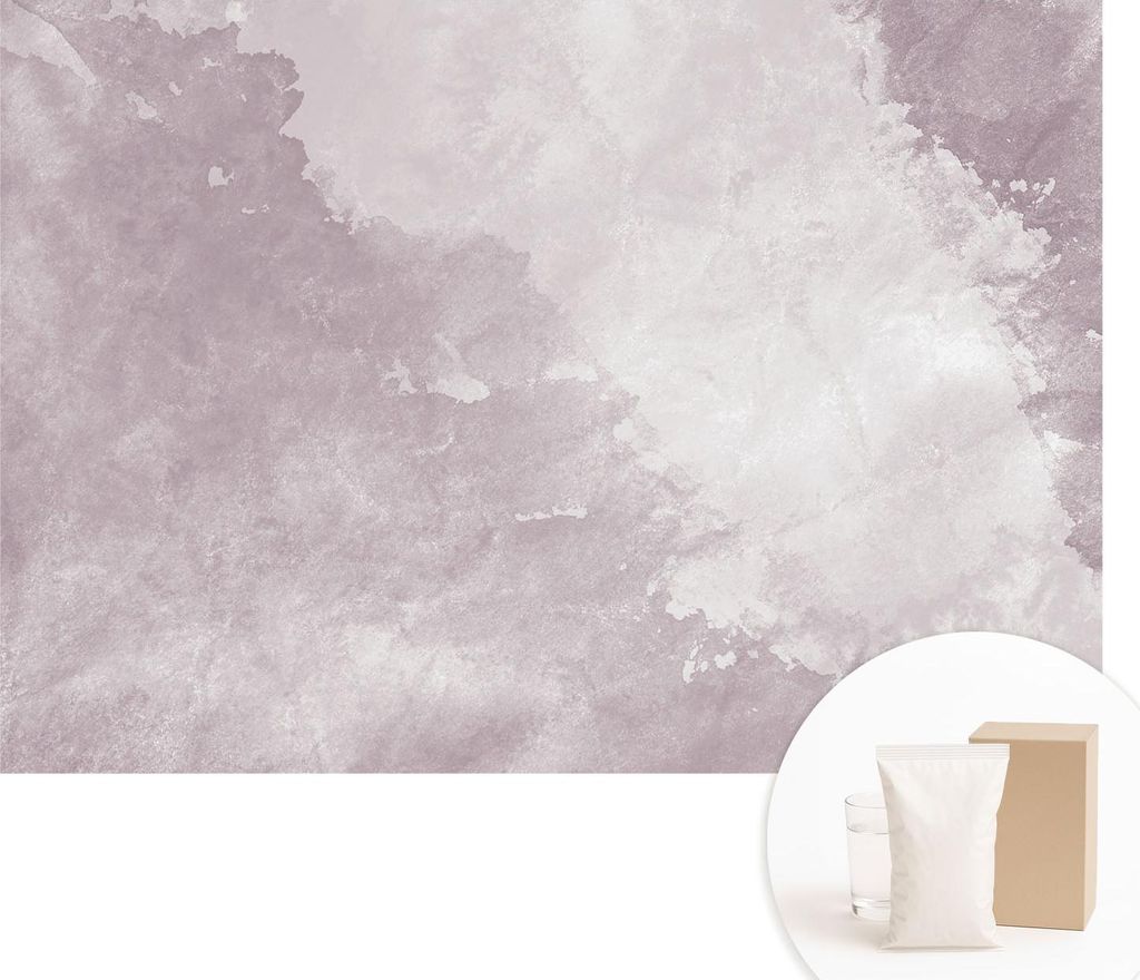 Fototapete - Wandbilder für Wohnzimmer - 312x219 cm - Dekorative Wandfolie - Modernes Design für Wanddekoration - Tapeten für Innenräume - Lila...