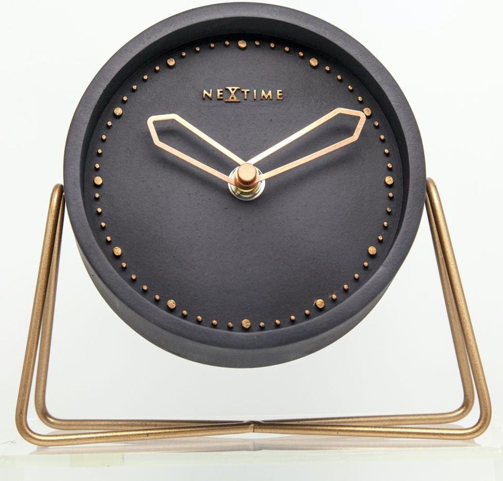 NeXtime 5204ZW, Tisch, Rund, Schwarz, Harz, 175 mm, 50 mm Produktbild 
