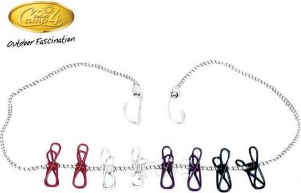 Expander-Wäscheleine dehnbar 115-250 cm Produktbild 