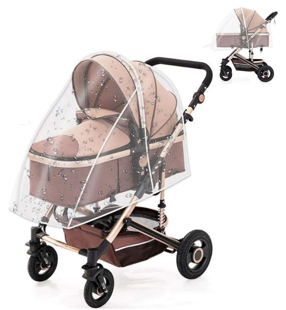 Housse de protection pour sortir bébé sous la pluie en toute sécurité