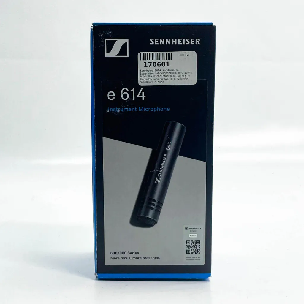 Microphone de proximité Sennheiser e 614 idéal pour overheads batterie - 5