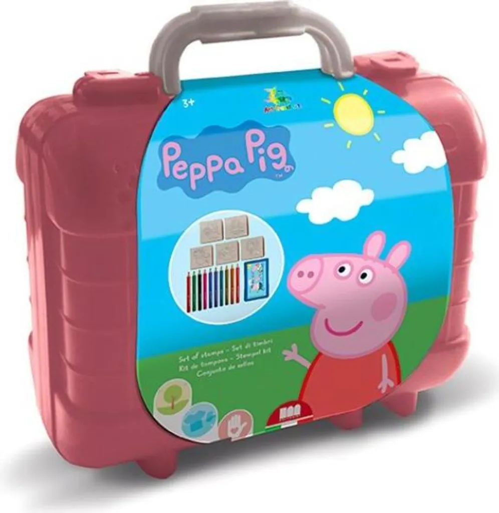Set de Dessin Nomade Peppa Pig pour Occuper les Enfants en Déplacement