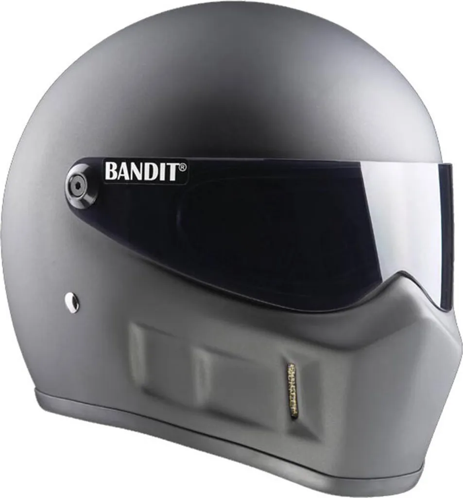 Casque Bandit Super Street 2 Noir Mat XL Finition Anti-Rayures 61cm