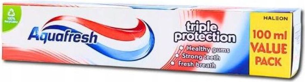 Aquafresh Triple Protection Fresh Breath Fluorid Zahnpasta Produktbild 