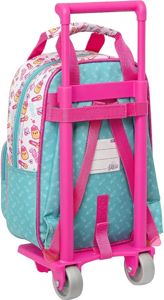 Safta Bellies Mini 765 Sac à Dos à Roulettes Multicolore pour Enfant