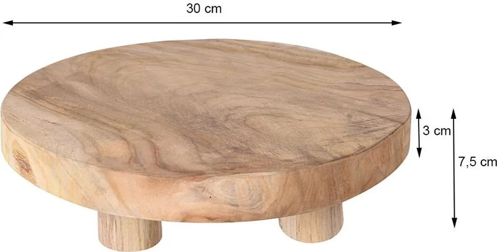 Plateau en teck surélevé pour optimiser l'espace de table de fête - 6