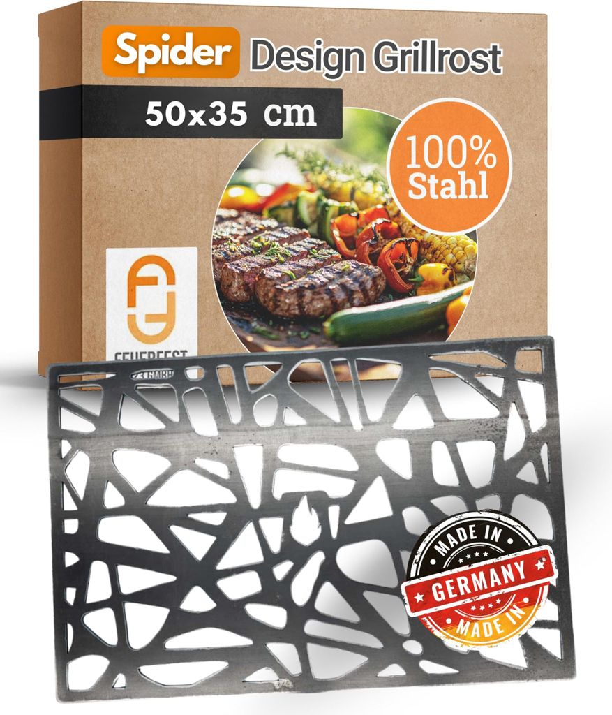 Design Grillrost Spider 50 x 35 cm