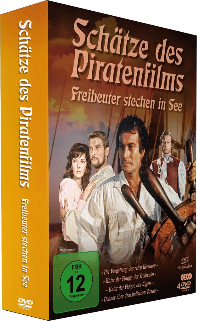 Schätze des Piratenfilms. 4 DVDs.