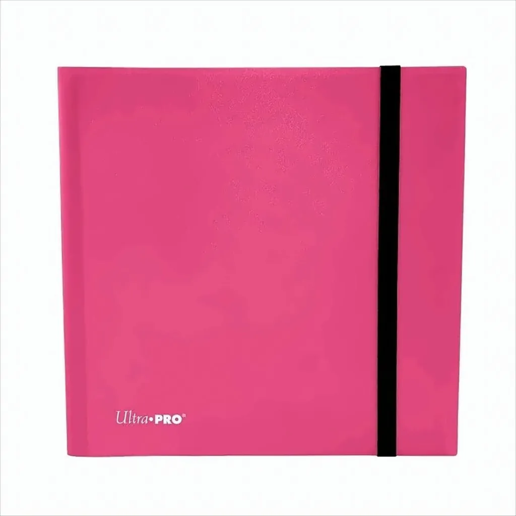 Pro-Binder 12 Poches Rose Vif Eclipse avec Pages à Chargement Latéral