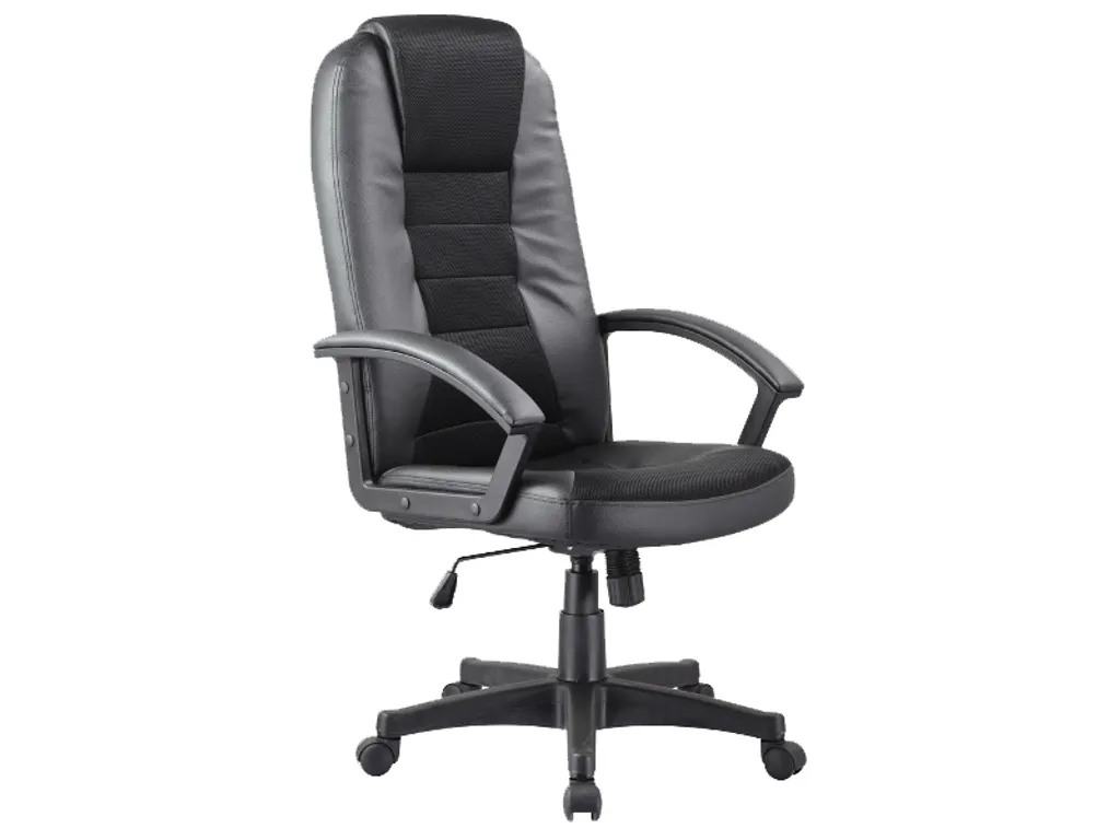 Chaise de bureau ELIZA contre le mal de dos – Siège ergonomique noir