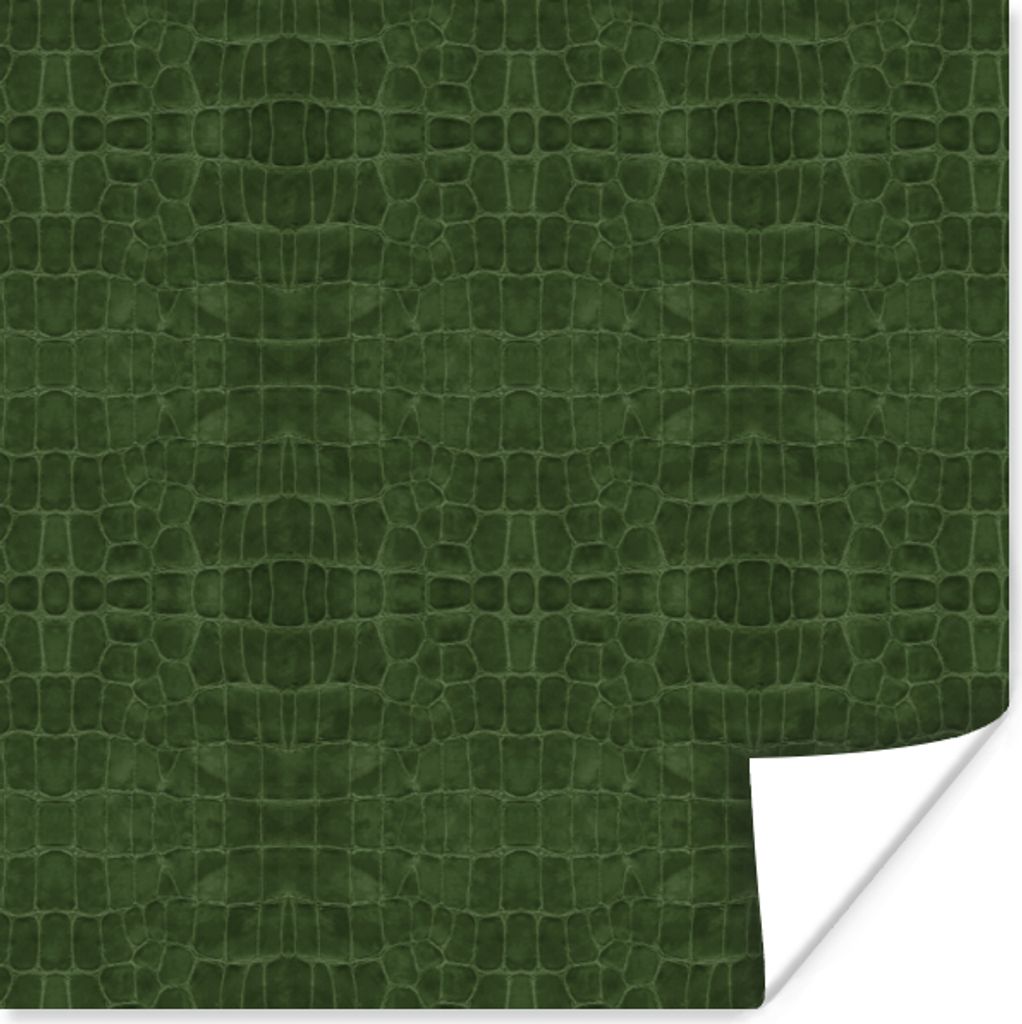 MuchoWow Poster Leder - Textur - Tierhaut 30x30 cm - Wandposter - Printing