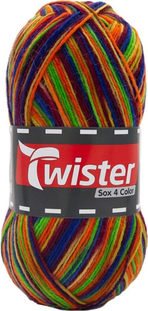 100g Sox 4Color 4-fach Twister orange-157