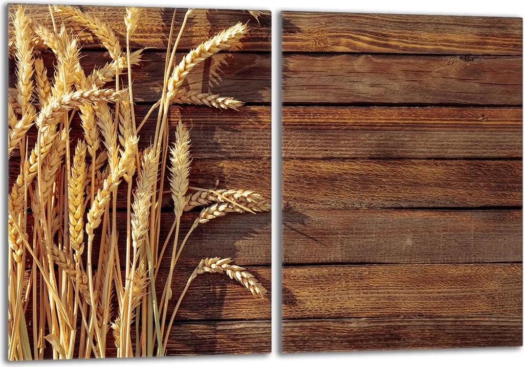 Set Piastre Vetro 2x40x52 cm Copri Fornelli Universale Muesli