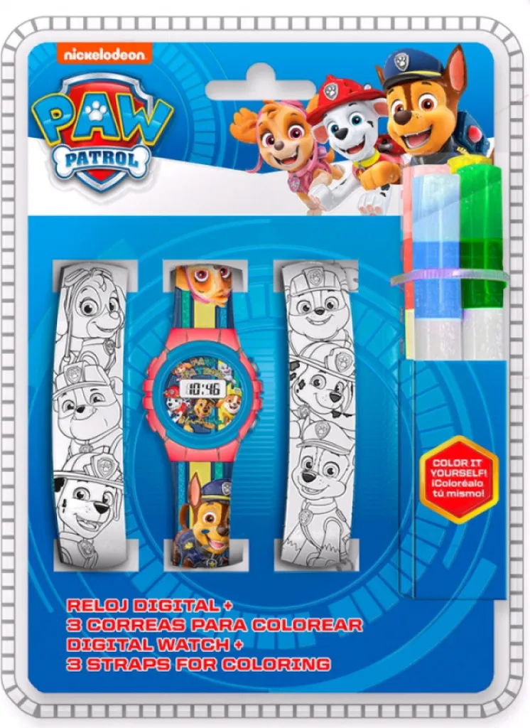 Orologio Bambino Paw Patrol PW16686 Kids Euroswan - 2 Cinturini Inclusi