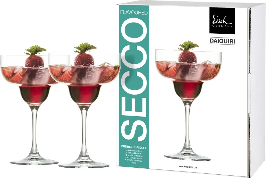 Recensione Eisch SECCO FLAVOURED Bicchieri Daiquiri Cristallo 2pz