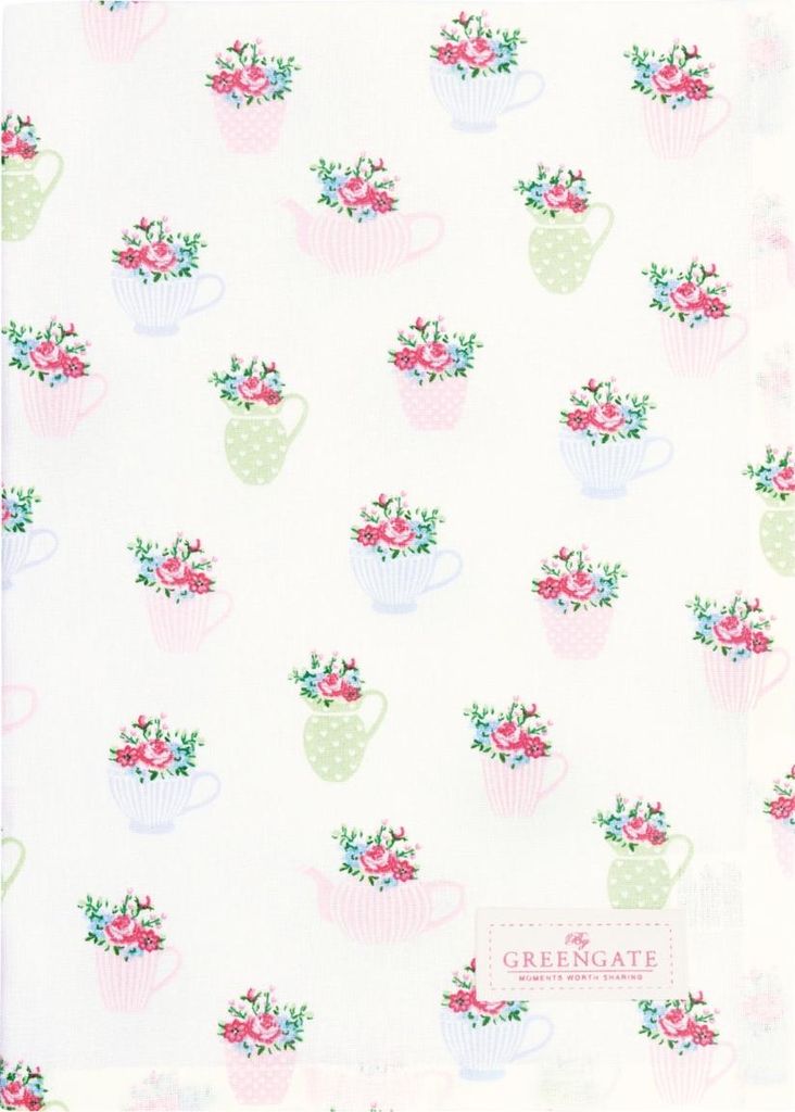 Greengate Annalise Geschirrtuch white 70x50cm