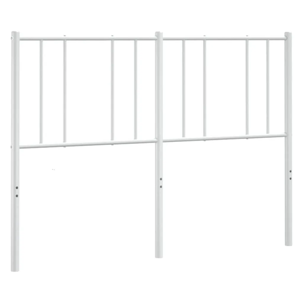 Aménager une chambre lumineuse avec la tête de lit métal blanc 160 cm