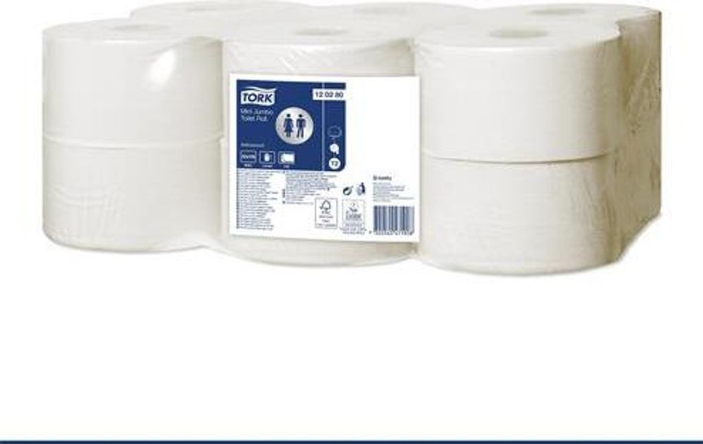 Tork Mini Jumbo, 228,905m, 9 cm, 18,7 cm Produktbild 
