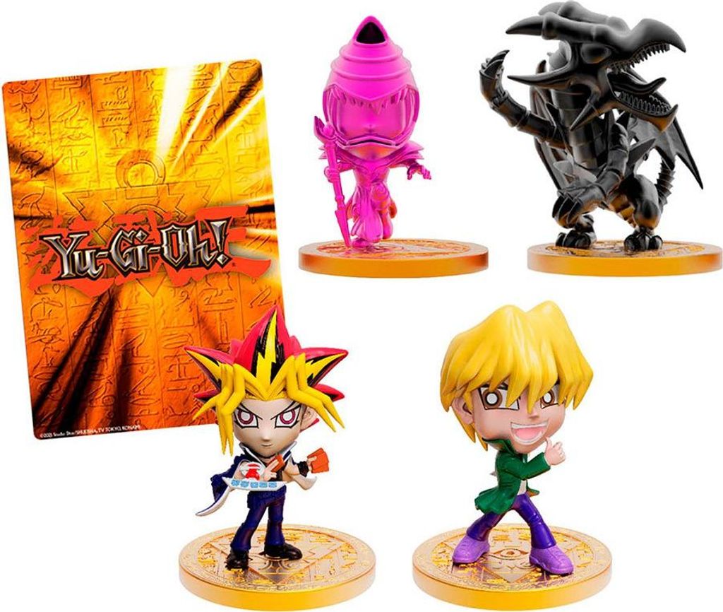 Bizak Yu-gi-oh-figur 4 Einheiten Mehrfarbig Mehrfarbig One Size