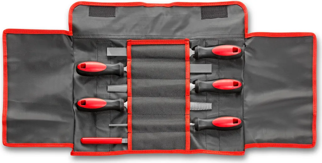 Jeu de 6 limes DICK 13085000 avec trousse à roulettes de précision