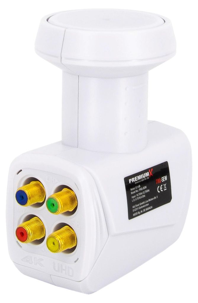 PremiumX Quattro LNB PXQ-SEW SAT für Multischalter DVB-S2 Produktbild 