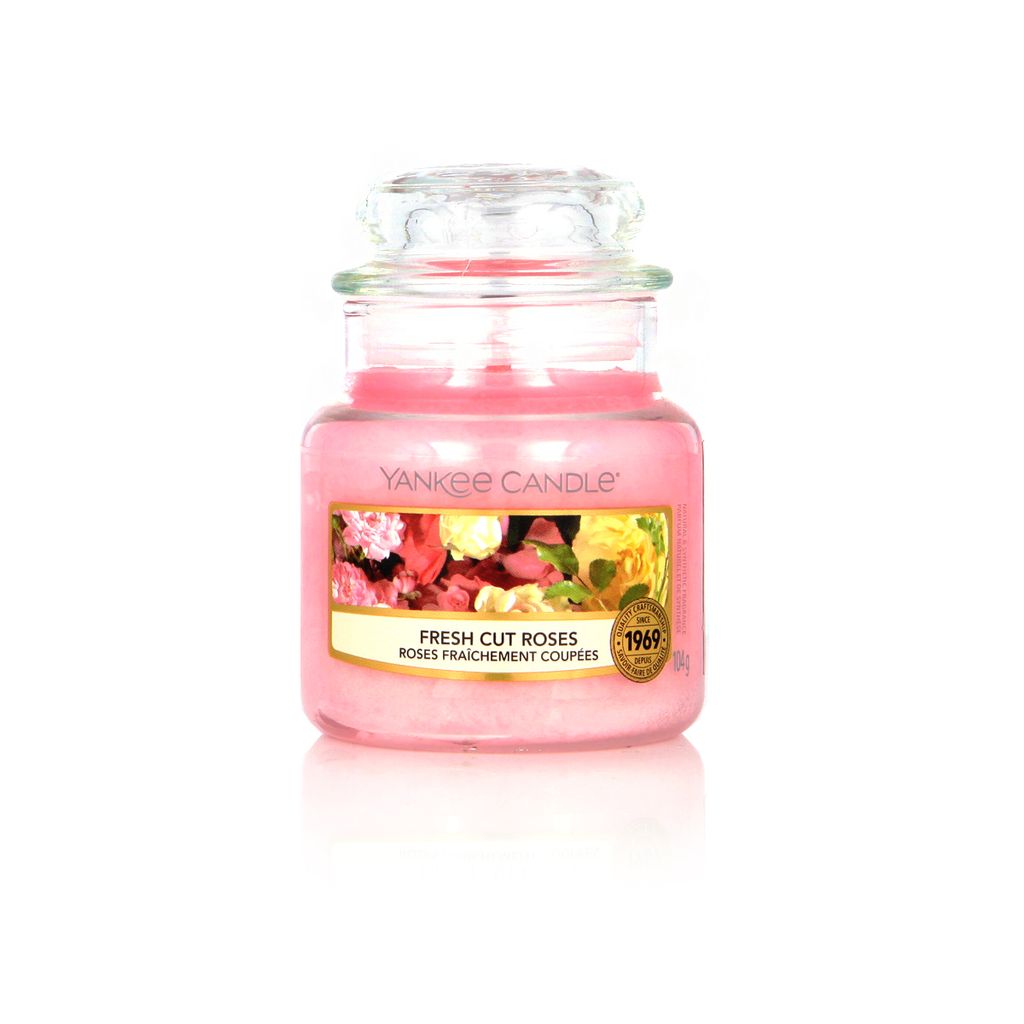 Yankee Candle Fresh cut Roses, Zylinder, Pink, Moschus, 20 Produktbild 