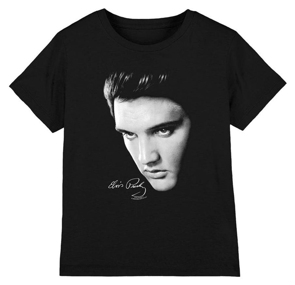 Elvis Presley - T-Shirt für Kinder TV33493 (128) (Schwarz)