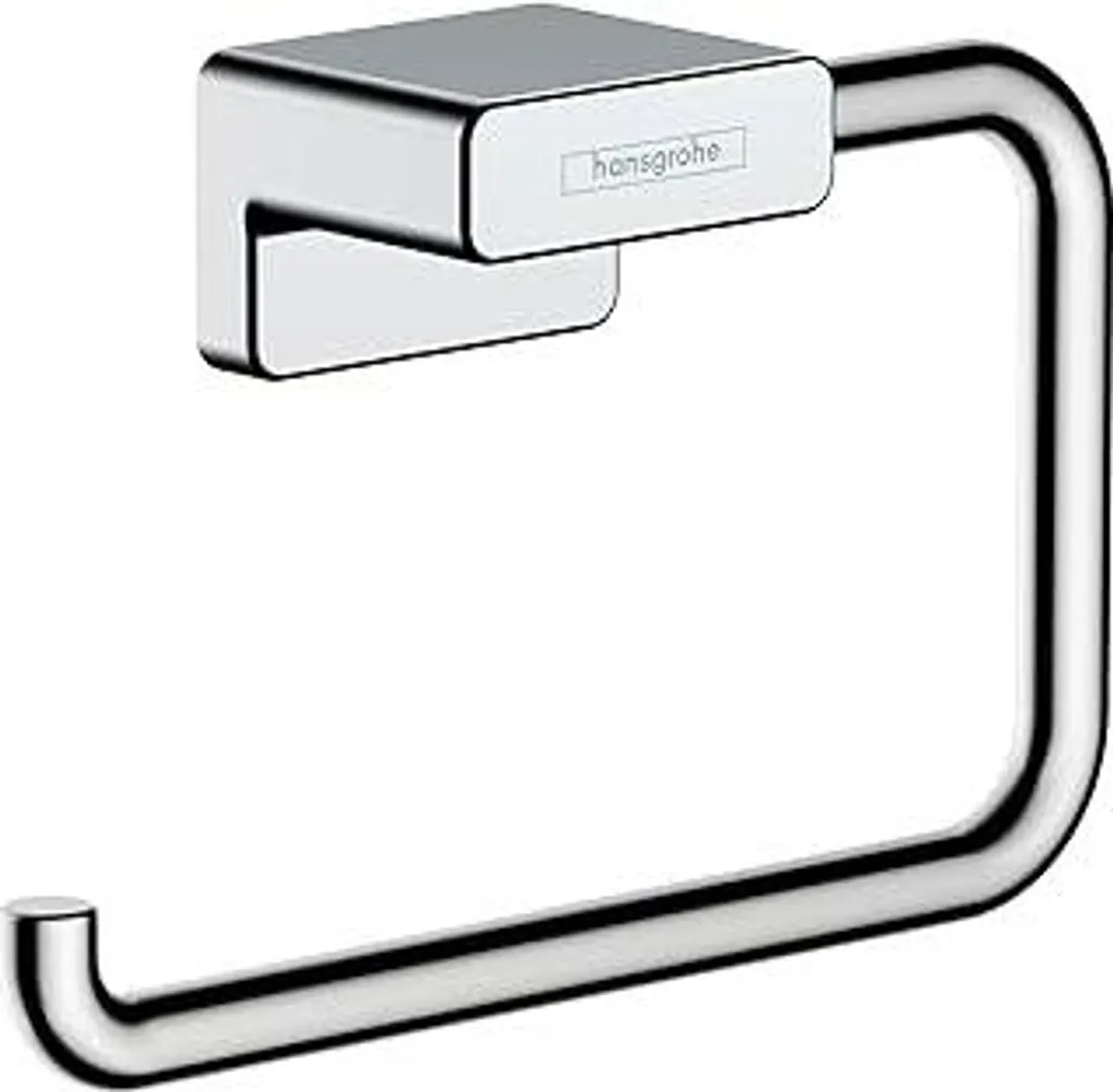 Hansgrohe AddStoris 41771000 Portarotolo Robusto in Metallo Cromato