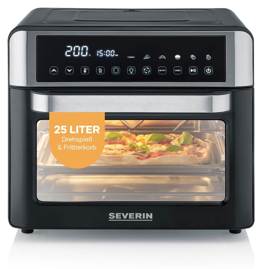 SEVERIN 2-in-1 toasteroven en heteluchtfriteuse met 25 Productafbeelding 