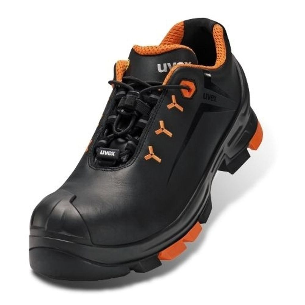 uvex 2 Halbschuhe S3 schwarz, orange Weite 12 Gr. 45 Produktbild 5