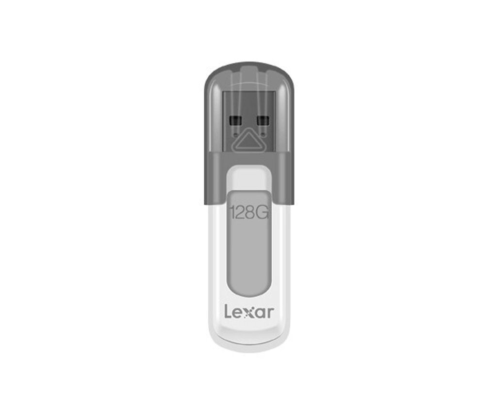 Lexar JumpDrive V100 USB-Stick 128 GB USB Typ-A 3.2 Gen 1 (3.1 Gen 1) Grau, Wei