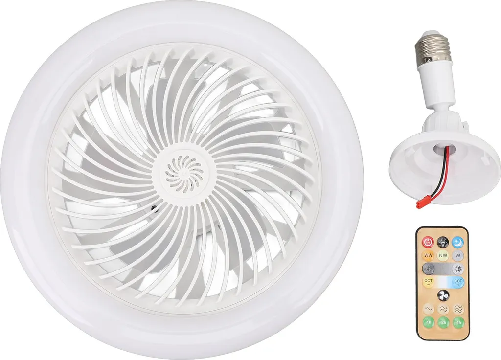 Ventilatore a LED Funzionamento silenzioso per la cura degli occhi a soffitto 30W a risparmio energetico con telecomando incluso