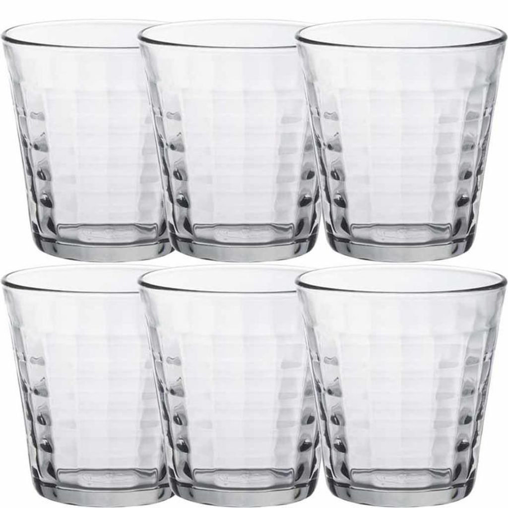 Duralex Trinkglaser Prisme - 6x Stuck - Glas - 275 ml - Produktbild 