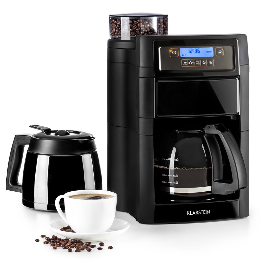 Kaffee Maschine Bohnen Pulver Dauer Filter Automat Glas Kanne Warm Halte Platte 