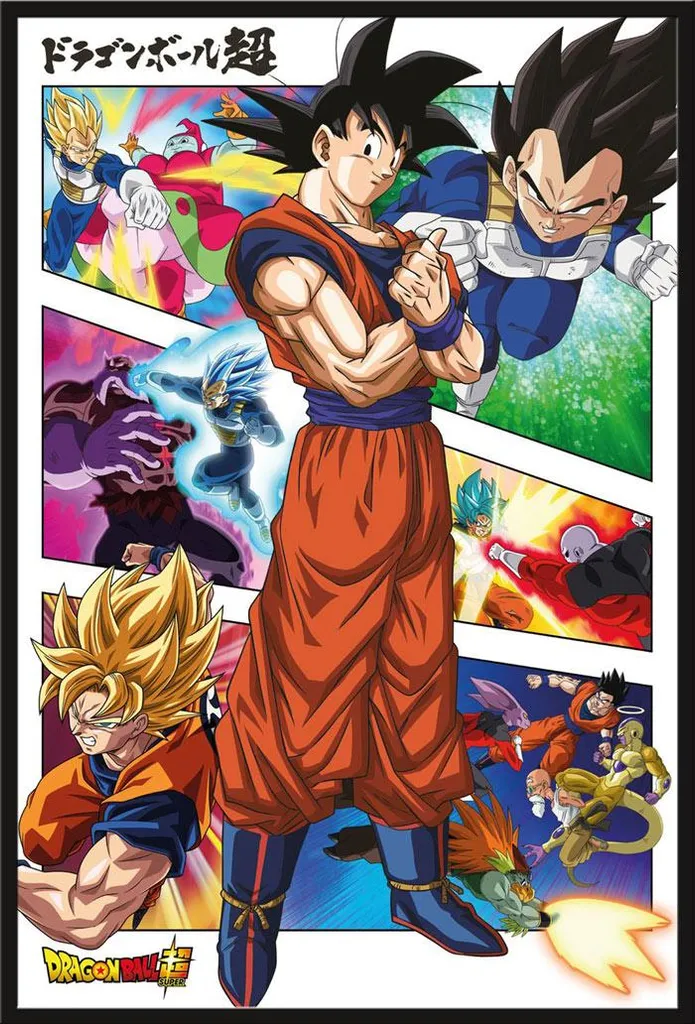 Cadre Shinsuke pour Affiche Dragon Ball Super - Protection Acrylique Noir