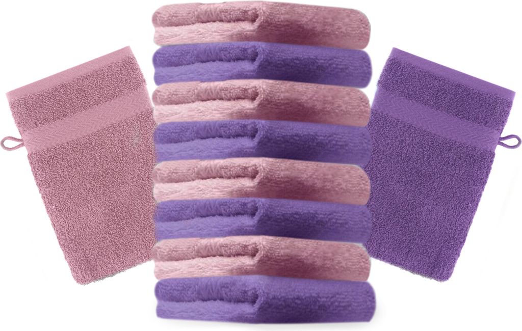Betz 10 Stück Waschhandschuhe 16x21 cm PREMIUM 100% Produktbild 