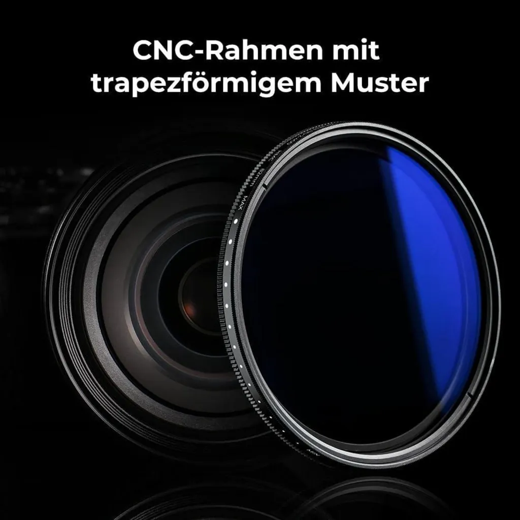 Filtre ND variable 37mm ND2-400 - Parfait pour Pose Longue et Vidéo Ext.