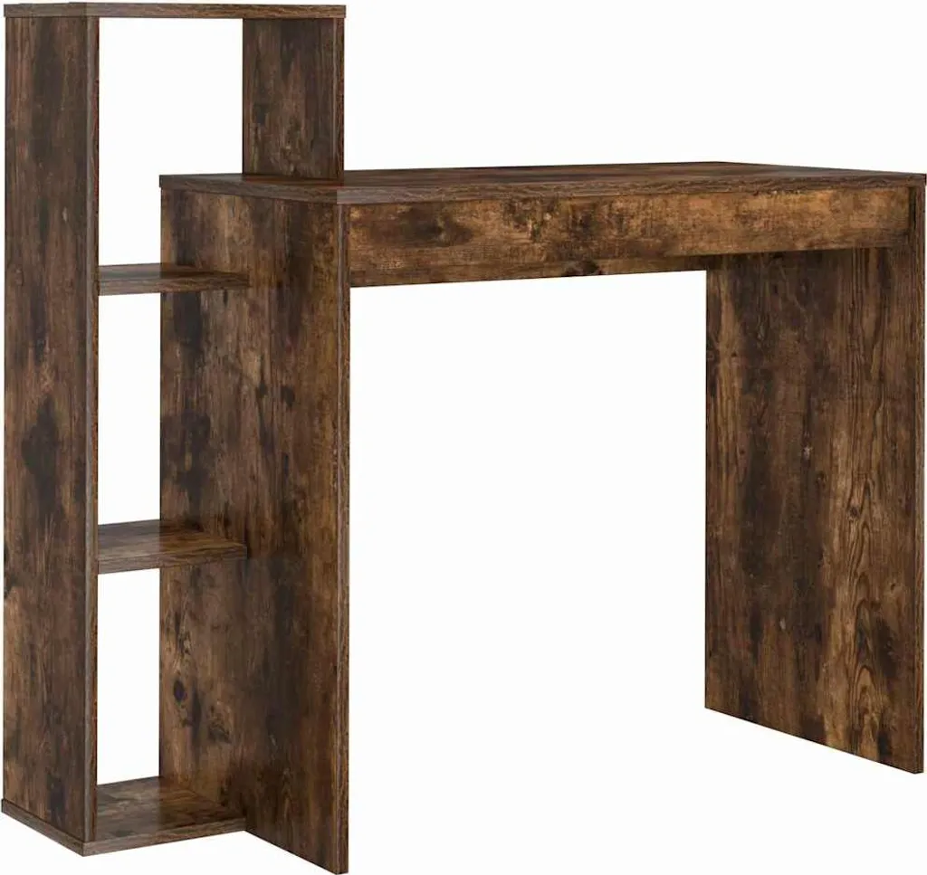 Offerta Scrivania SYFAX™ 100x40x90 Rovere Fumé - Legno Multistrato