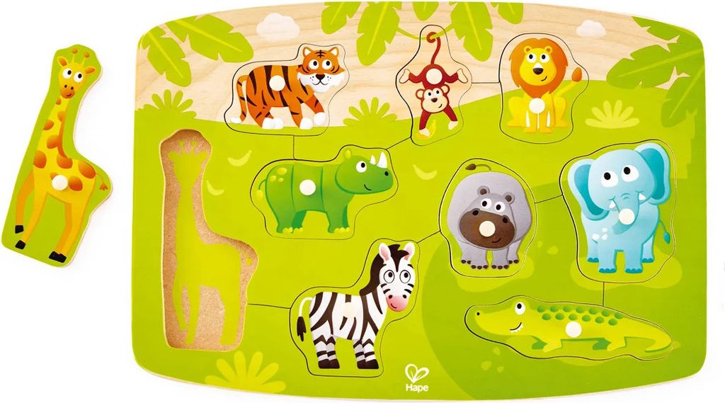 Hape Dschungelpuzzle (Kinderpuzzle)