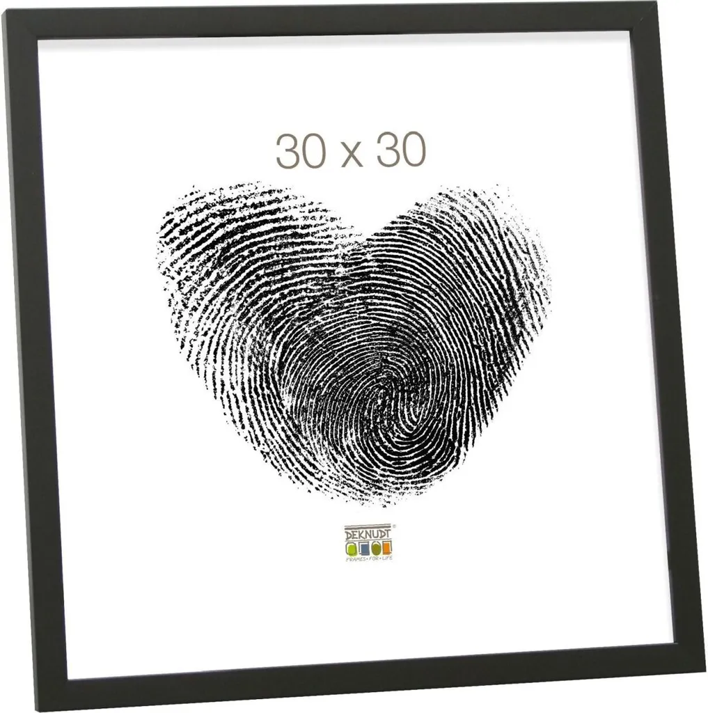 Cadre noir S43AK2 en bois 30x40 cm pour photos et affiches murales