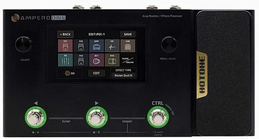 Hotone Ampero One Multi-effet Modélisation Amp avec IR Loader et USB Audio