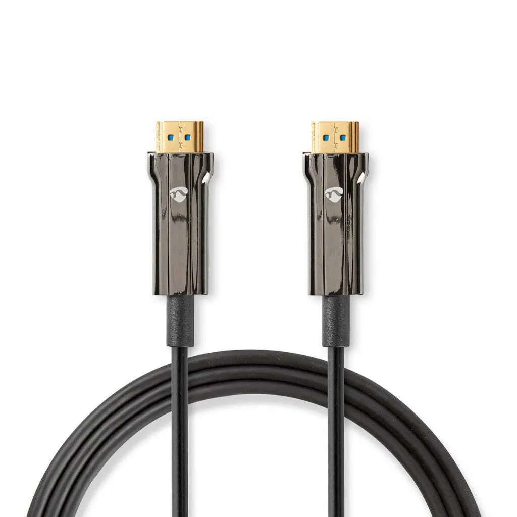 HDMI 20m sans perte de signal 8K - Solution Câble Optique Actif Noir